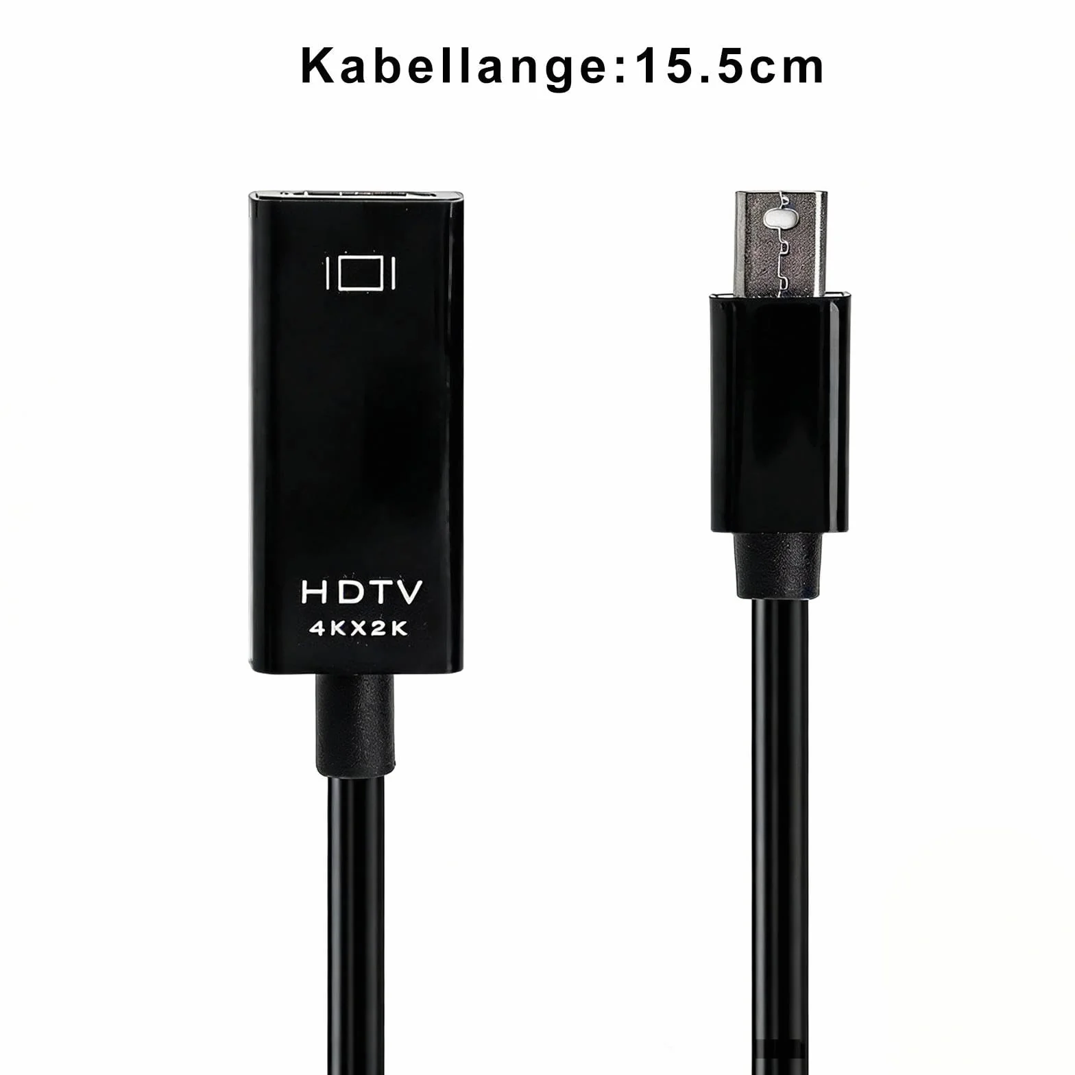 HENGBIRD Mini DisplayPort na HDMI adapter 4K, Mini DP na HDMI konwerter kabla do Thunderbolt 2 MacBook Pro Air iMac Surface Pro, stabilna transmisja 4K z pozłacaną wtyczką, do prezentacji biura