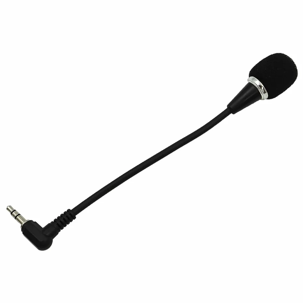 Alnicov Mini Mikrofon 3.5mm Złącze Audio Głowica Idealny Mikrofon Kondensatorowy do Komputera Laptop Notebook Tablet PC Skype