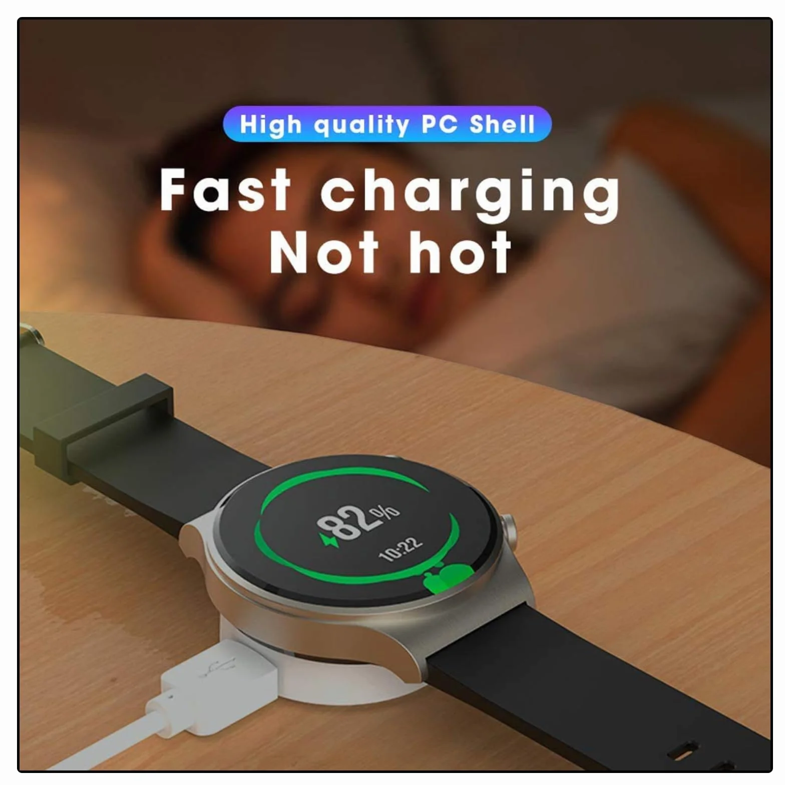 Powice Bezprzewodowa ładowarka do Huawei Watch, indukcyjna stacja ładująca 5 W, stacja ładująca do Huawei, bezprzewodowa ładowarka do HuaweiGT2/GTSports/Vitality/Fashion/GT2E/ECG/Dream/HonorMagic2