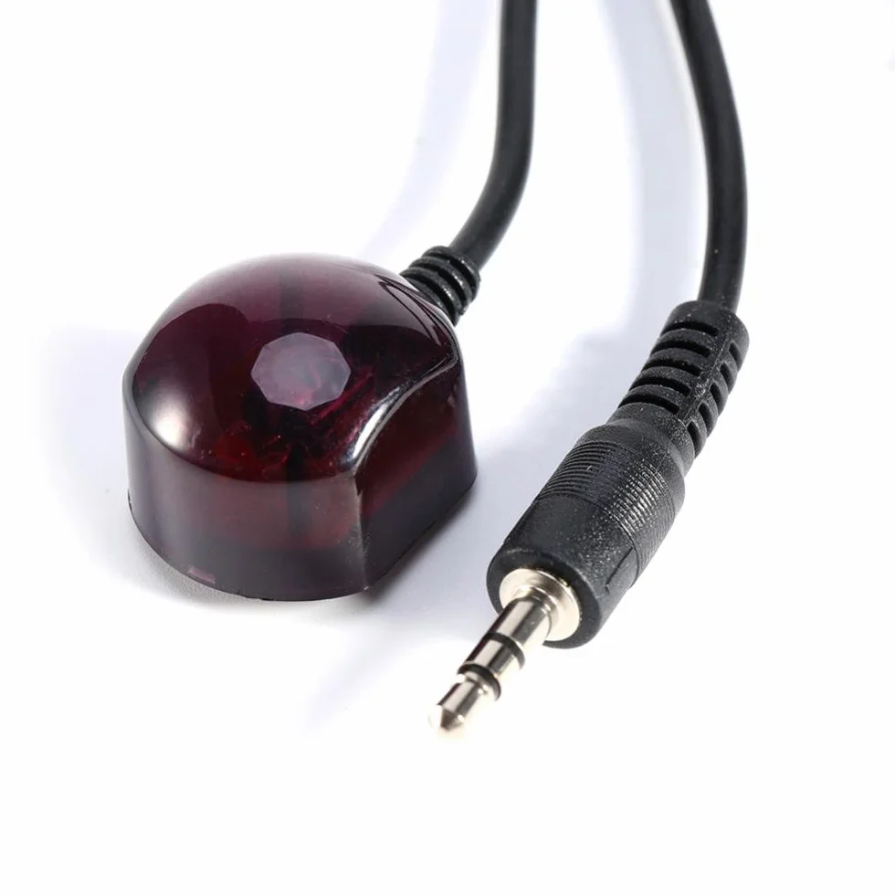 Kabel 3,5 mm Nadajnik podczerwieni IR Przedłużacz odbiornika zdalnego sterowania, 38 kHz 1,5 m