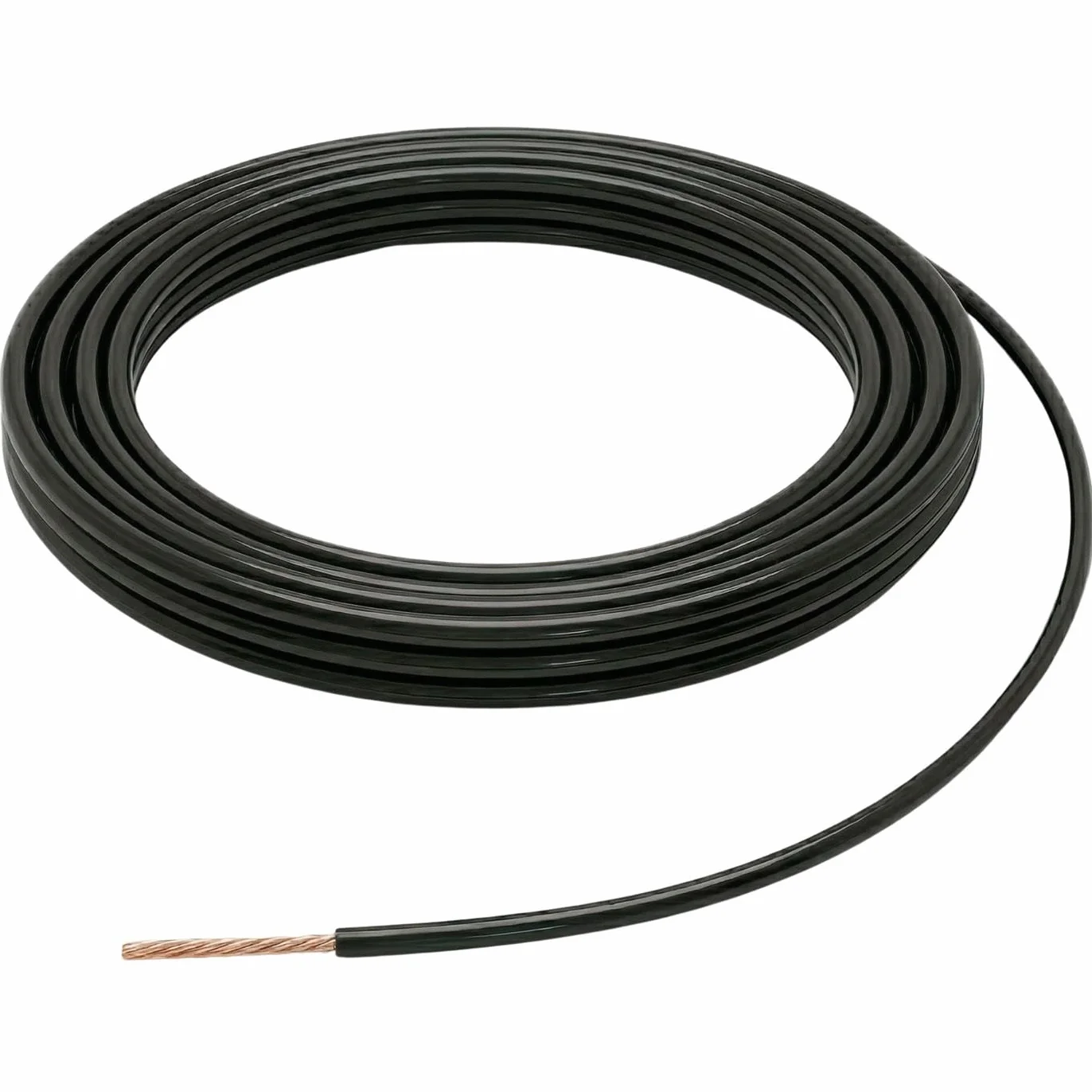 Lumonic 10m FLRY Kabel samochodowy 0,35mm² Czarny | Jednozylowy przewód samochodowy | Odpornosc na olej i paliwo, trudnopalny | Niskie napiecie