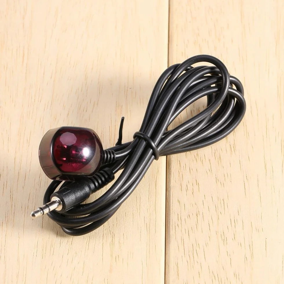 Kabel 3,5 mm Nadajnik podczerwieni IR Przedłużacz odbiornika zdalnego sterowania, 38 kHz 1,5 m