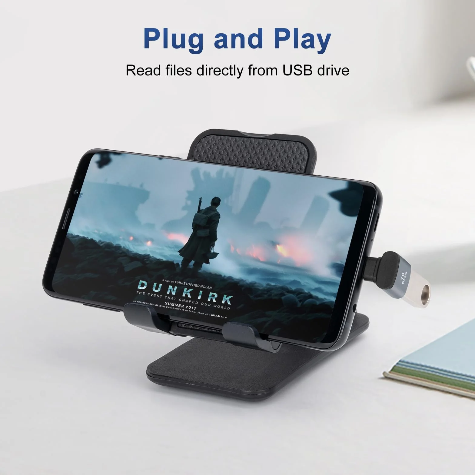 90 stopni adapter USB C na USB 3.1 OTG (2 sztuki), prostokątna wtyczka USB C typu C na gniazdo USB, transmisja danych 10 G do smartfona, tabletu, laptopa