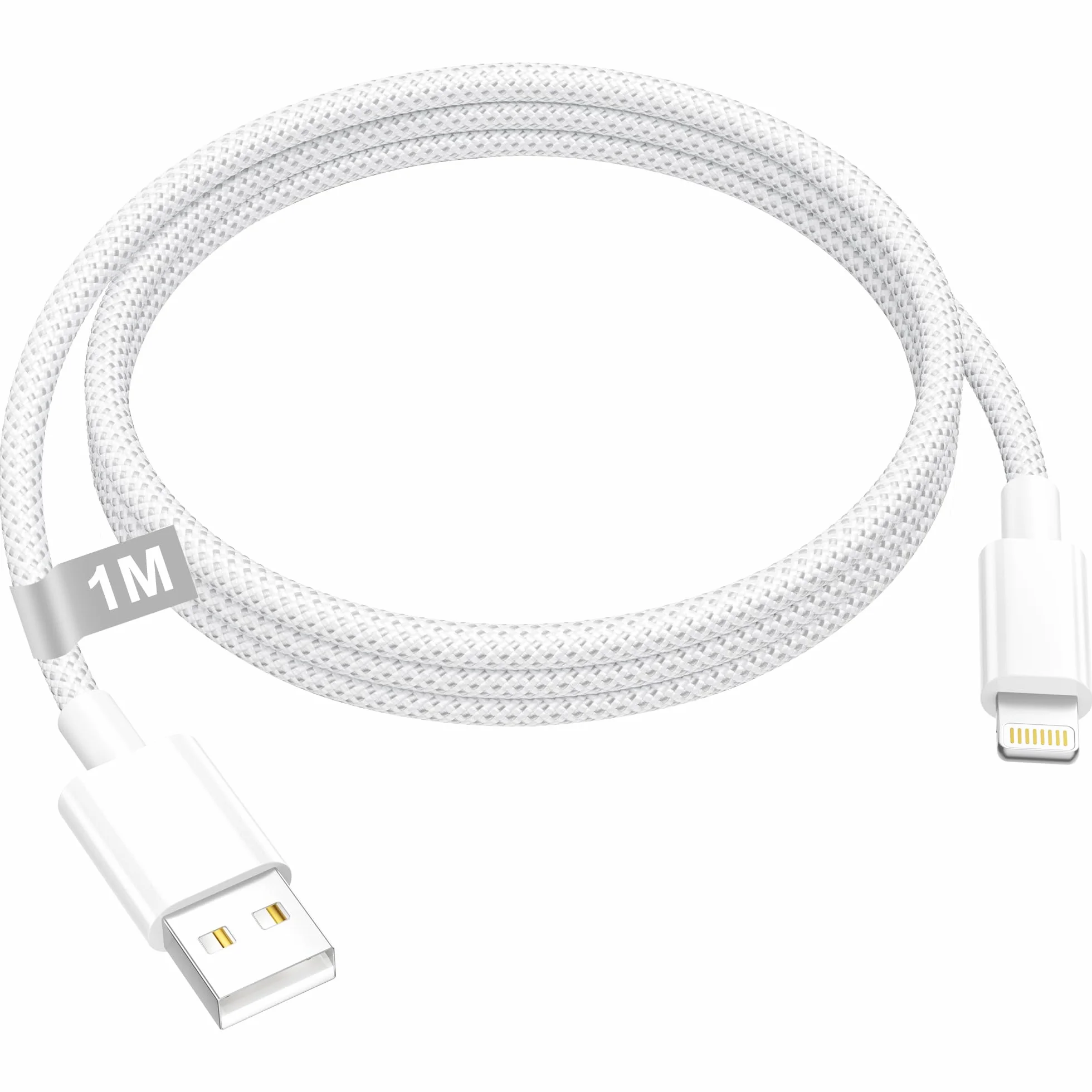 Kabel iPhone 1M, kabel Lightning [certyfikat Apple MFi], kabel do ładowarki iPhone USB kabel iphone szybkie ładowanie kabel Lightning USB przewód iPhone do iPhone'a 14 13 12 11 Pro Max/Mini/XS/XR/8/SE