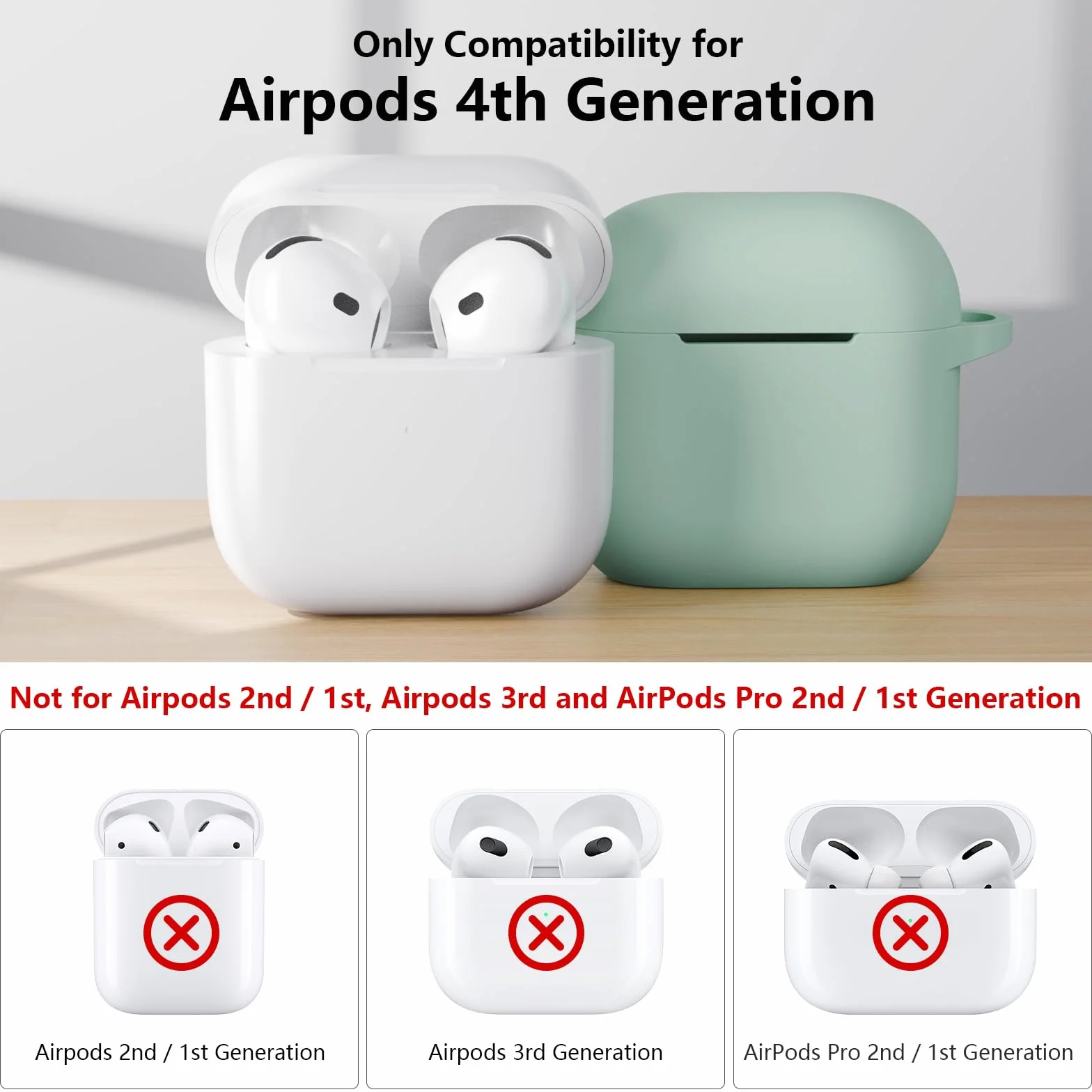 Etui kompatybilne z AirPods 4 z zestawem czyszczącym, miękki pokrowiec ochronny, szary