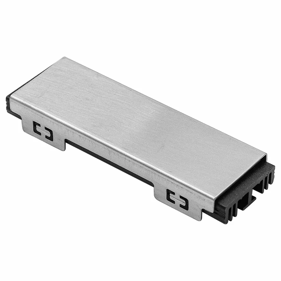 DollaTek M.2 Nvme Radiator do dysków SSD 2280, wysokowydajny aluminiowy radiator, czarny
