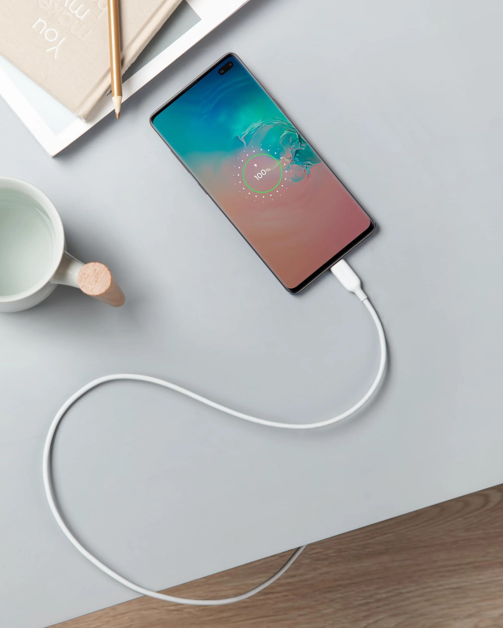 Kabel USB C 60 W, kabel Anker Powerline III USB-C do USB-C 2.0 (91 cm), kabel ładujący USB C do MacBook Pro 2020, iPad Pro 2020, iPad Air 4, Switch, Samsung Galaxy S20 Plus S9 S8 Plus