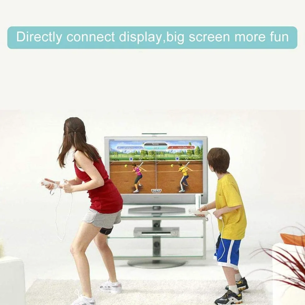 Konwerter Wii na HDMI, mini przenośny adapter Wii HDMI z wyjściem wideo 1080 P / 720 P HD i wyjściem audio 3,5 mm