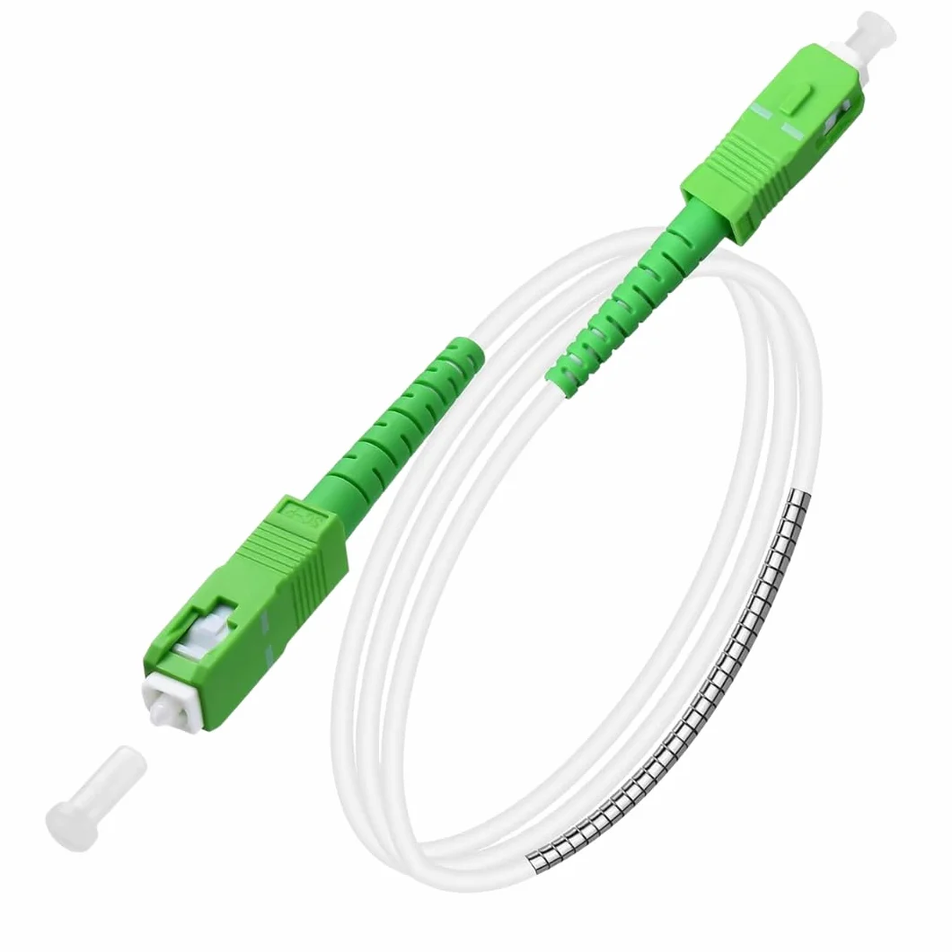 Pomarańczowy kabel światłowodowy SFR Bouygues - SC/APC do SC/APC - Przedłużacz światłowodowy (1 metr)