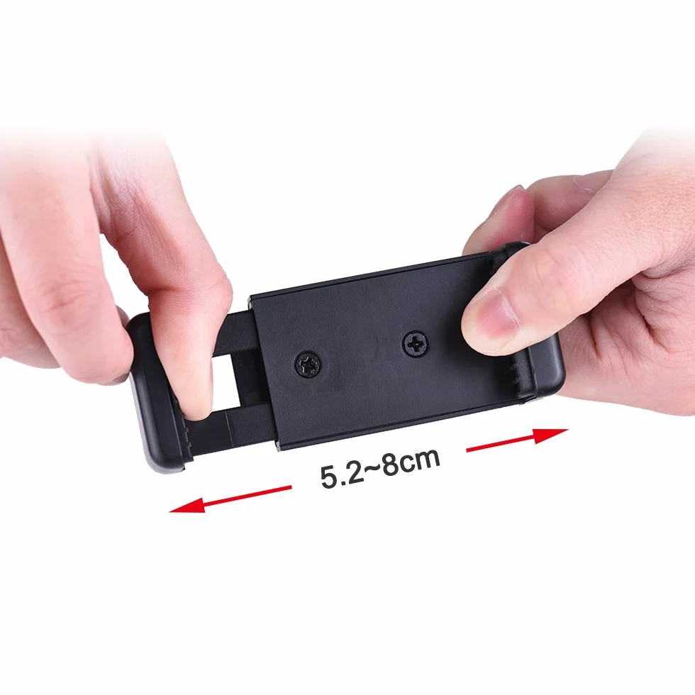 Andoer Regulowany Uchwyt Telefonu Klip Montaż z 1/4" Otwór Śruba do Statywu iPhone Samsung