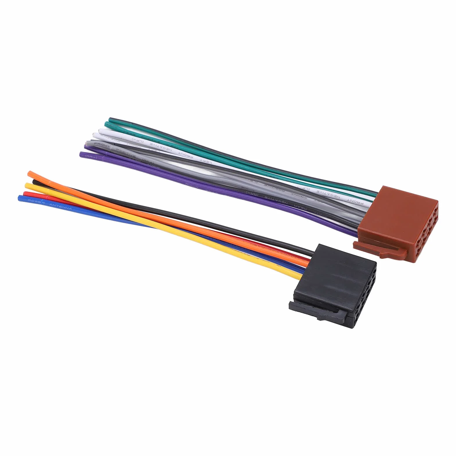Adapter Wiązki ISO, Yctze 2 Szt./zestaw Metalowe Złącze Adaptera Samochodowego Stereo z ABS Wtyczka Radiowa ISO Zamiennik dla C230 2000