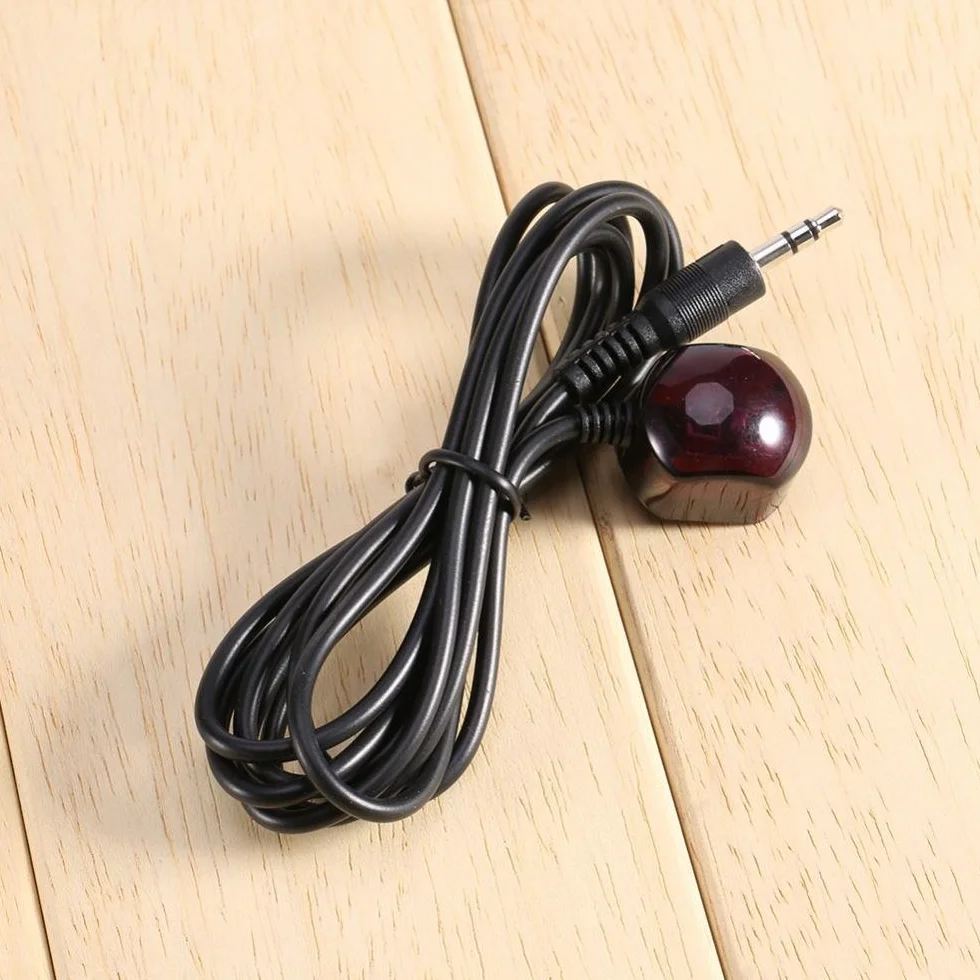 Kabel 3,5 mm Nadajnik podczerwieni IR Przedłużacz odbiornika zdalnego sterowania, 38 kHz 1,5 m
