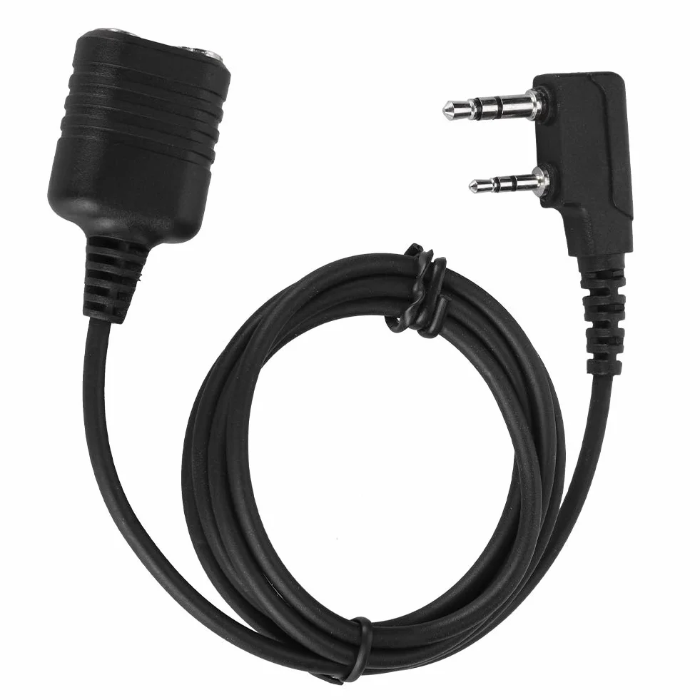 Bewinner Kabel mikrofonowy 2-pinowy do Walkie-Talkie z głośnikiem