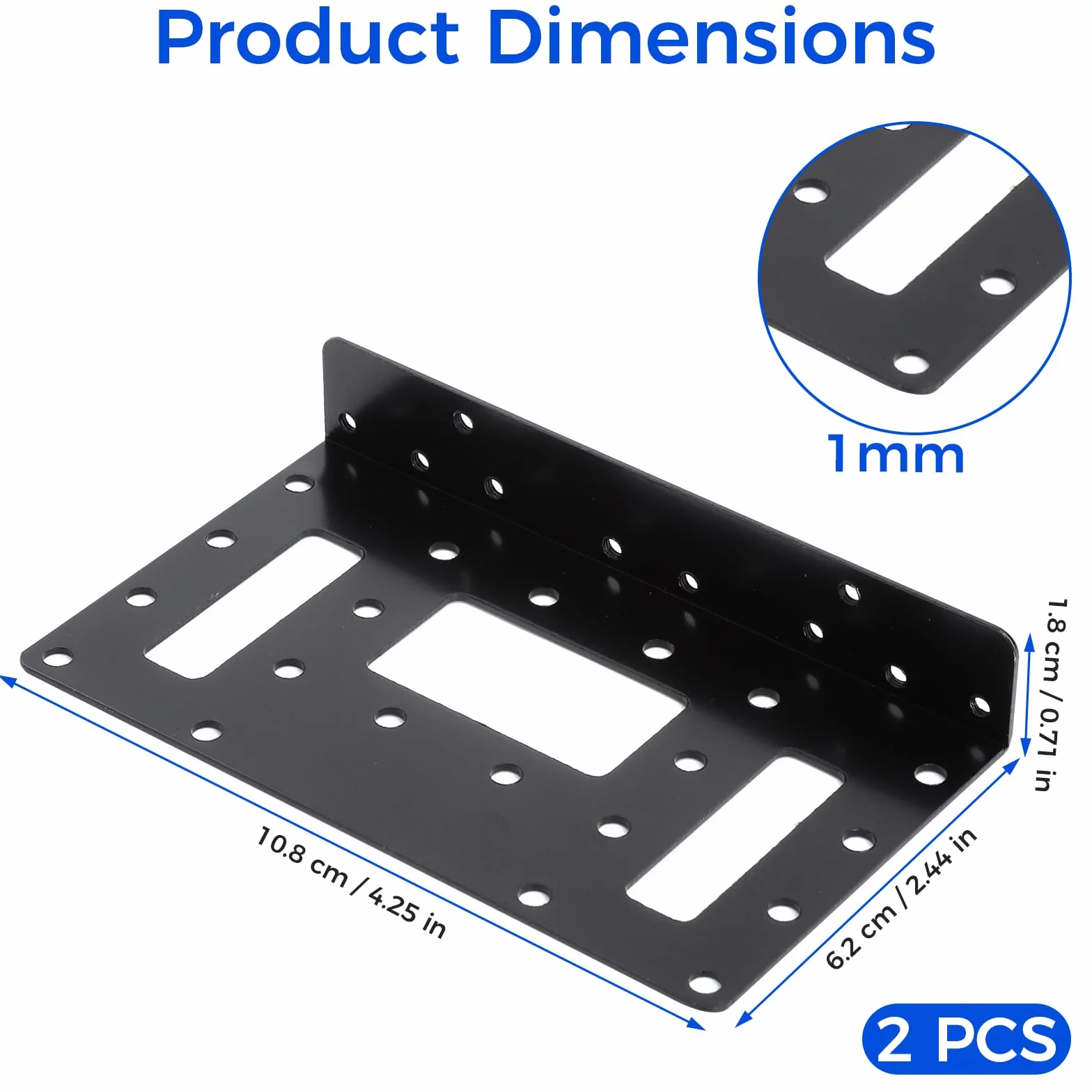 SSD ramka montażowa do dysków twardych 2 x 2,5" na 3,5" dysków twardych adapter ramka wymienna uchwyty szyny, uchwyt montażowy SSD/HDD, 4 x 6,3 cm metalowy uchwyt montażowy SSD uchwyt metalowy adapter