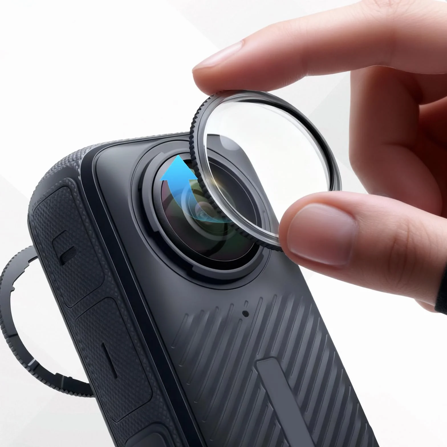 2 sztuki ochraniaczy soczewek premium do Insta360 X4 – obrotowa ochrona obiektywu z filtrem UV, ochrona przed zarysowaniami i kurzem – pasujące akcesoria Insta360 X4 zapewniają wyraźne zdjęcia i