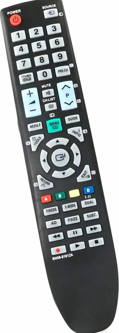 VINABTY BN59-01012A Zamiennik pilota do Samsung TV B1930HD B2030HD B2230HD B2230HD-LS22PTDSF/EN B2330HD B2430HD FX2490HD-LS24F9DSM/EN LA22C360E1M LA22C450E1D PS50 C435 PS50C435A1W PS50C450 LE32C450