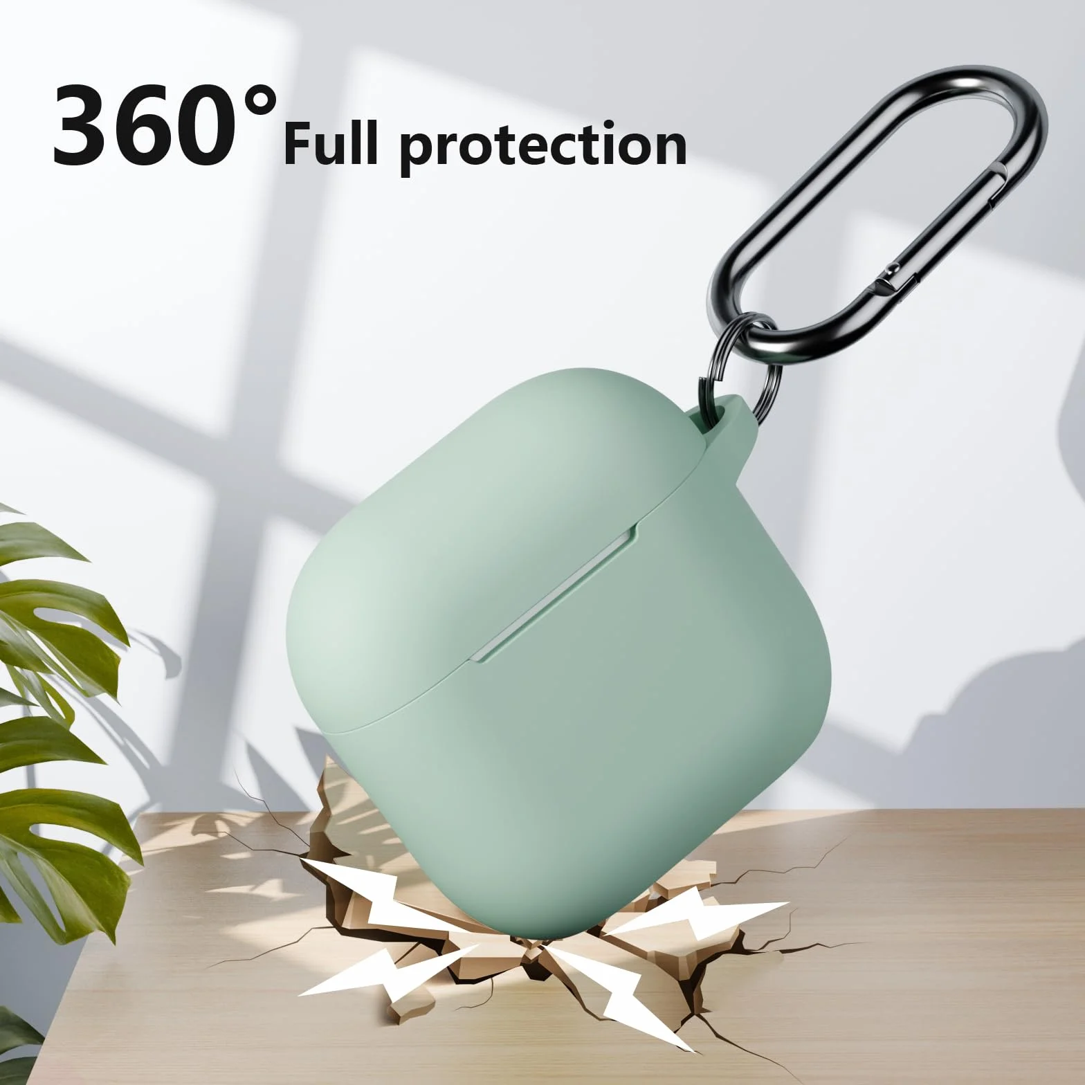 Etui kompatybilne z AirPods 4 z zestawem czyszczącym, miękki pokrowiec ochronny, szary