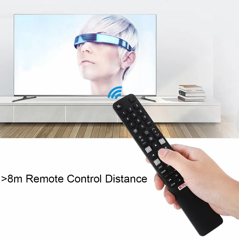 Wielofunkcyjny Pilot do Telewizora TCL z precyzyjną transmisją Sygnału i odległością Sterowania >8m