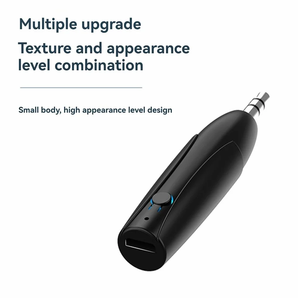 Booso Odbiornik Bluetooth 5.0 AUX 3,5 mm Adapter Audio Samochodowy