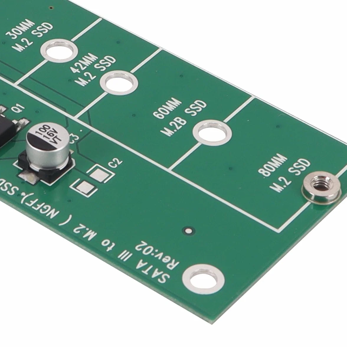 Adapter M2 do Sata NGFF na SATA3 SSD Adapter obsługuje interfejs B KEY