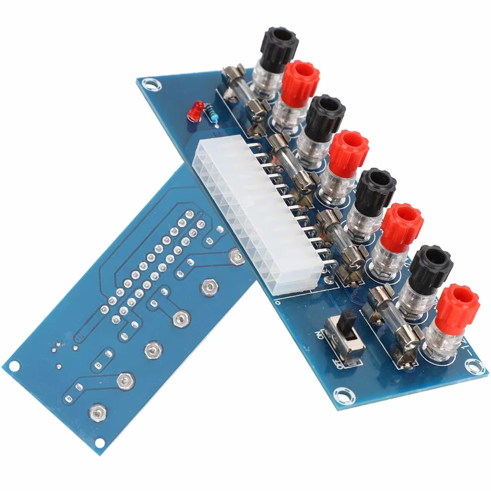 Yinhing XH M229 24-pinowy Port ATX Wskaźnika Zasilania dla Systemów Wbudowanych DIY 3,3 V 5 V 12 12 Wyjścia z Wymiennymi