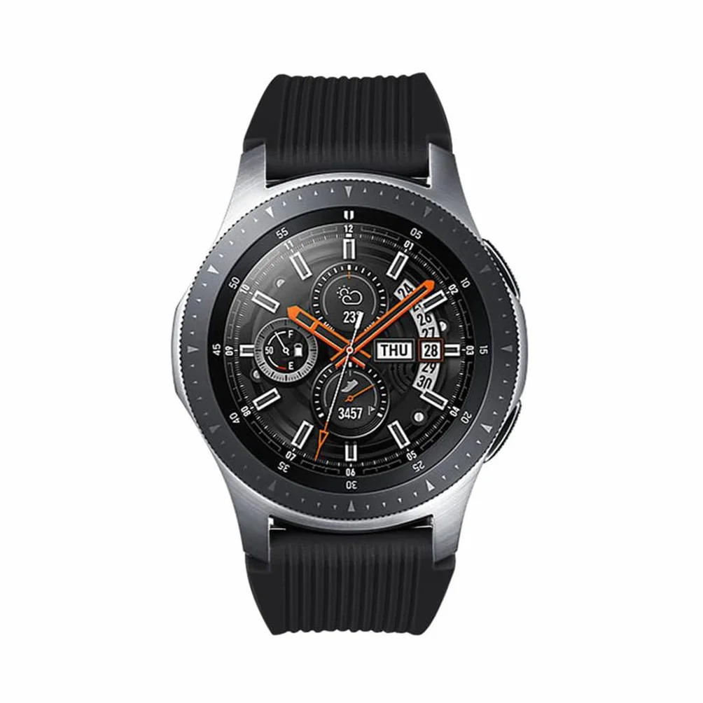 Pasek kompatybilny z Samsung Galaxy Watch 46 mm, Galaxy Watch 3 45 mm, Gear S3 Frontier / Classic, 22 mm, miękki silikon, zapasowy pasek do Huawei GT 2