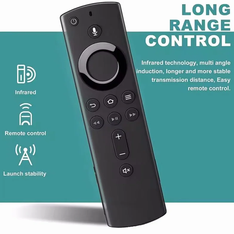 Zapasowy pilot głosowy (2 generacji) pasuje do AMZ F-ire TV Stick (2nd Gen, 3rd Gen, 4K, 4K Max, Lite, HD), do AMZ F-ire TV Cube (2nd Gen, 3 generacji)