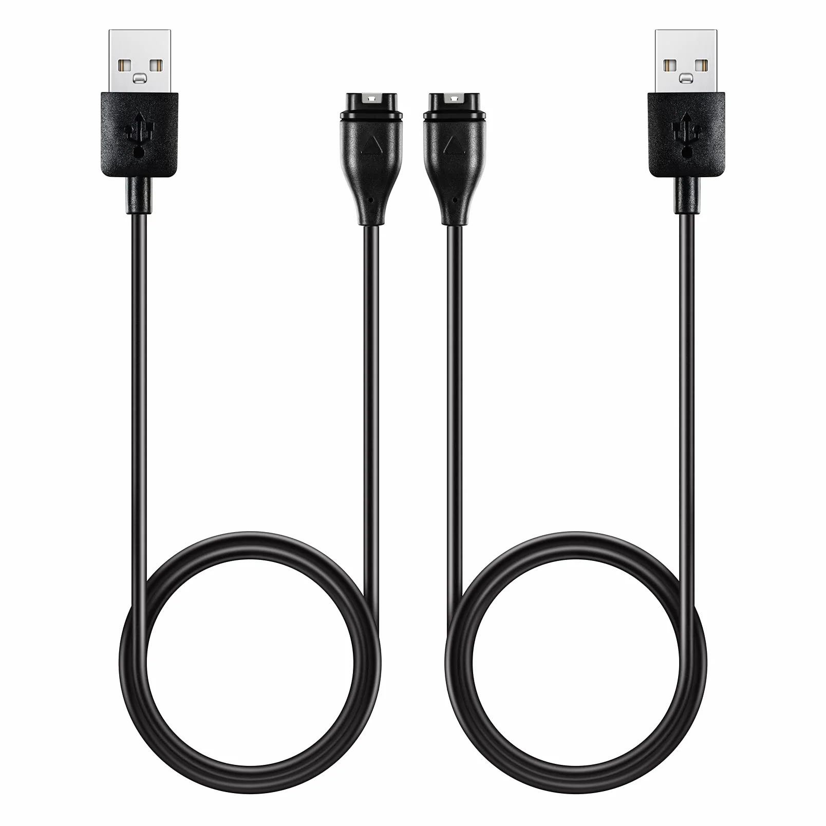 AWINNER Kabel do ładowania kompatybilny z Garmin Fenix 6 6S 6X Pro Sapphire, Fenix 5 5S 5X Plus, Forerunner 935 945 45S 245, Approach S10 S40 S60 X10, Quatix 5 Sapphire, Vivoactive 3 4 4S (2-pak )