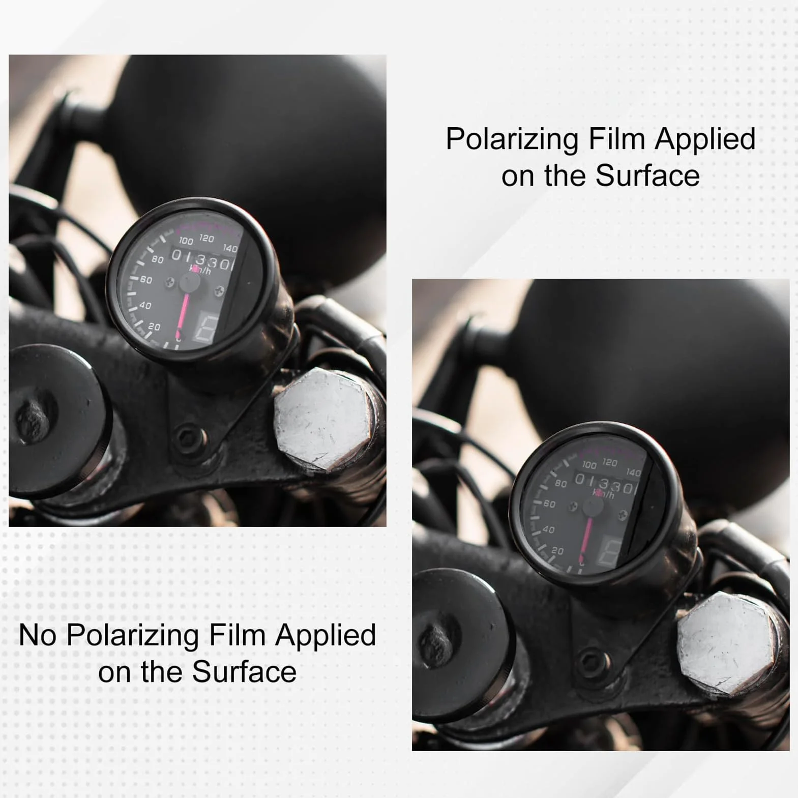 Polarizing Screen Filter, Adhesive Polarizings Film Sheets, Scratch-Resistant Display Layers for Car, Instrument Panel, Office Screens, Educational Physics Tools, Electronics Use 18cm/7.09in