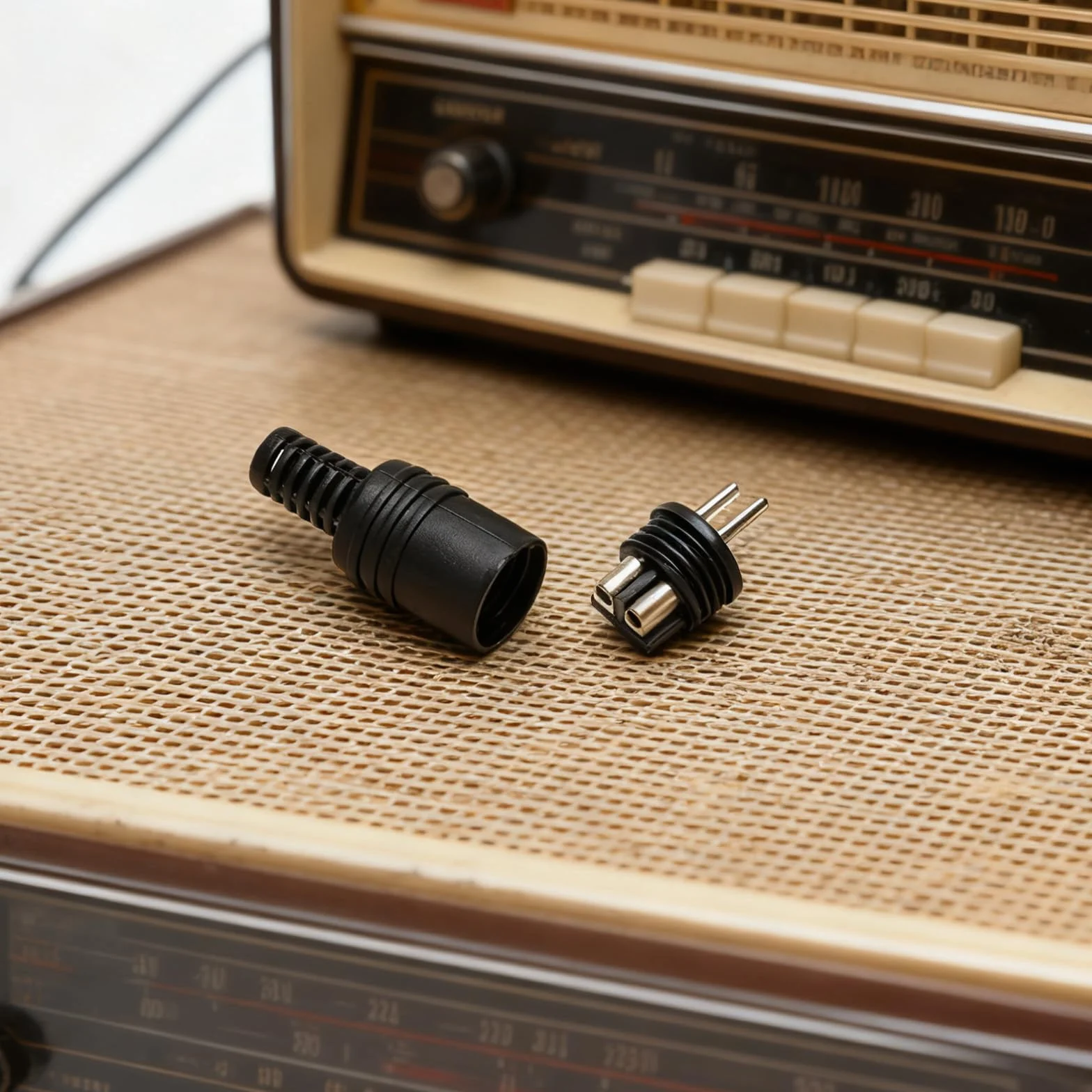 12 sztuk 2-biegunowych wtyków do głośników DIN i gniazd z zaciskami śrubowymi – 6 par kabli głośnikowych HiFi DIN, zestaw wtyczek męskich/żeńskich, kompatybilny ze wzmacniaczami stereo, systemami