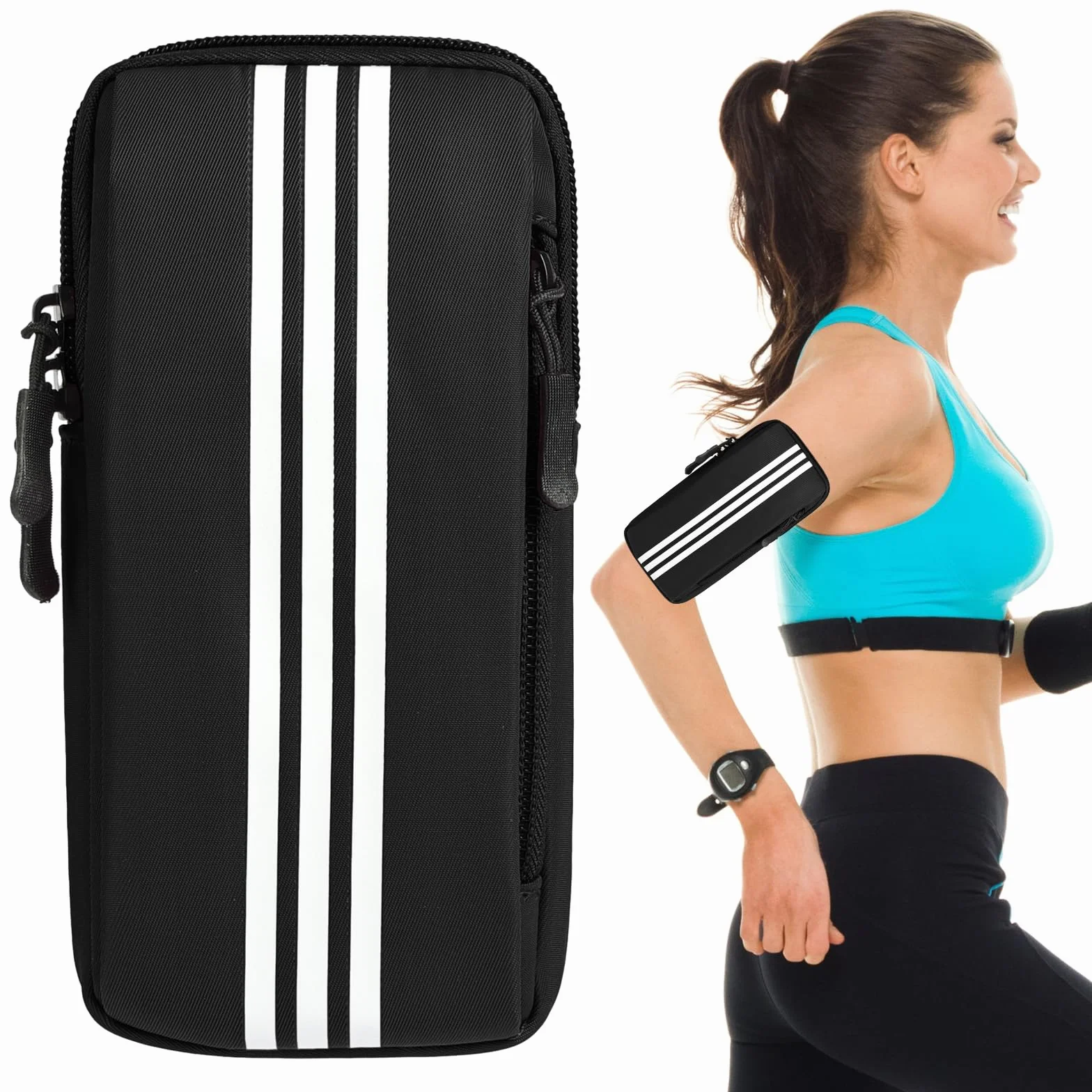 Opaska do biegania, uchwyt na telefon komórkowy, etui na telefon komórkowy, do biegania, treningu, joggingu i fitnessu