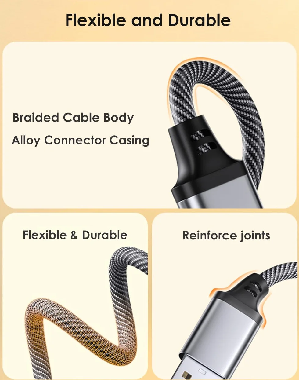 Adapter Audio z USB na Jack 3,5 mm, Adapter USB na Audio Gniazdo, Adapter USB na Stereo AUX Kompatybilny z Słuchawkami, Laptopem, Głośnikiem, i nie tylko (Szary)