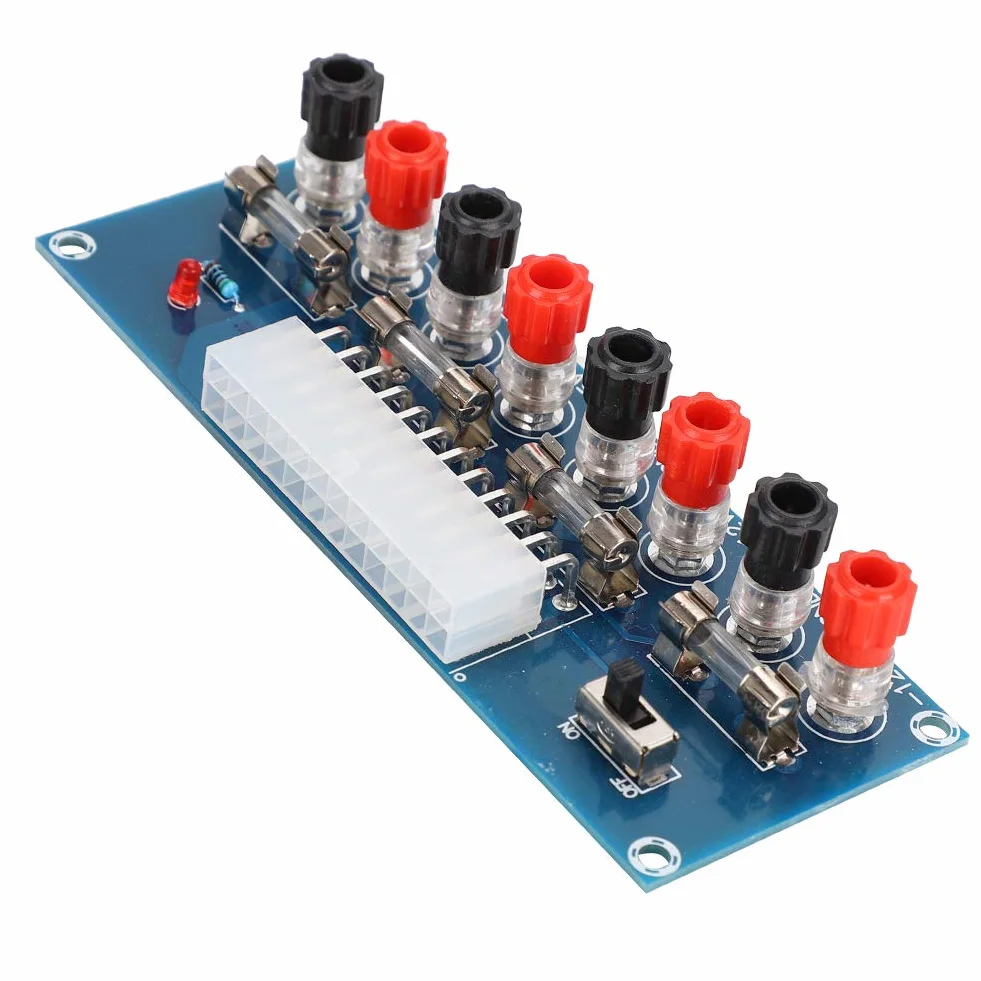 Yinhing XH M229 24-pinowy Port ATX Wskaźnika Zasilania dla Systemów Wbudowanych DIY 3,3 V 5 V 12 12 Wyjścia z Wymiennymi