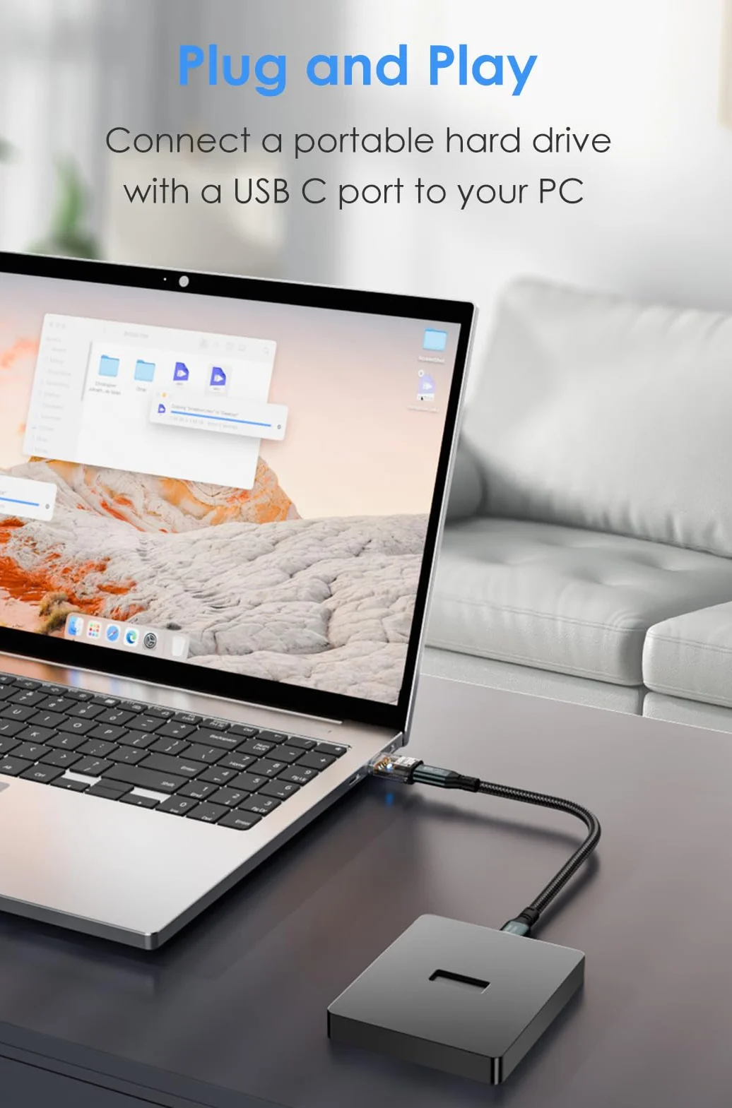 Przejściówka USB na USB C (2 Sztuki), Adapter Typu C na USB-A, USB 3.2 Gen2 10Gbps Wysoka Prędkość, Kompatybilny z iPhone 17 16 15 14 13, Samsung Galaxy S25 S24 S23 A56 A36 A16 A15 i innymi, Czarny