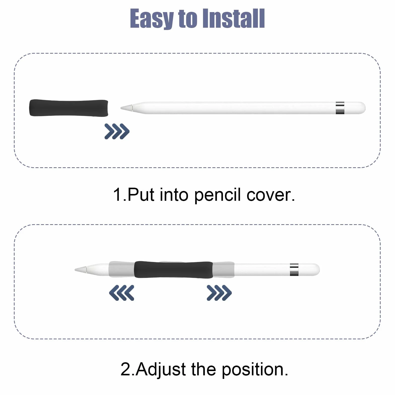 Silikonowa Osłona do Apple Pencil 1., 2., 3. i USB C Kompatybilna z Rysikiem iPad, Kolorowa Antypoślizgowa, 5 Sztuk