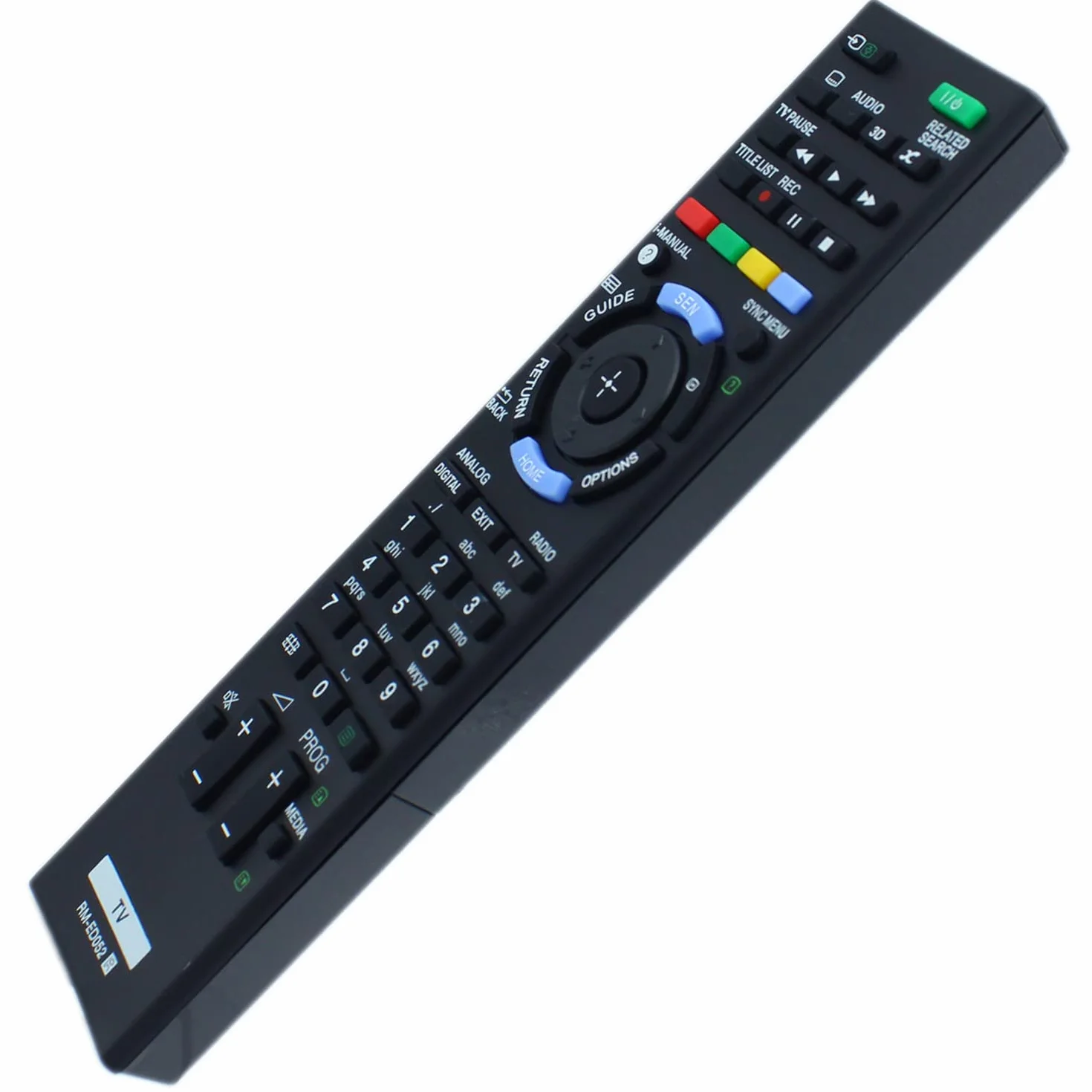 RM-ED052 Zamiennik pilota do telewizora Sony KD-55X9005A KD-65X9005A KDL-40W905A KDL-42W802A KDL-42W805A KDL-42W807A KDL-42W808A KDL-42W809A KDL-42W809A L-46W9 05A KDL-47W802A