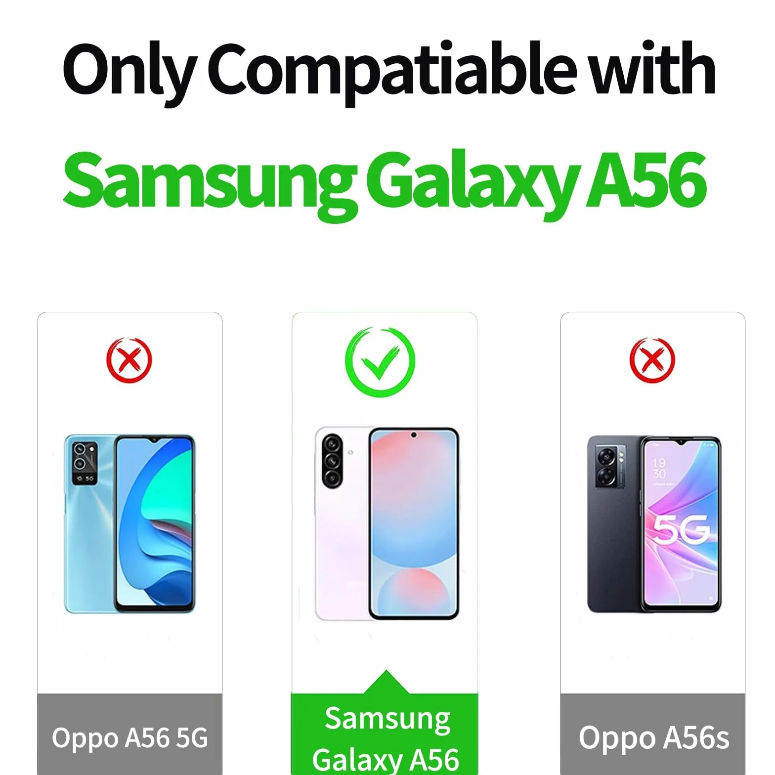 LeYi Etui do Samsung Galaxy A56 5G etui ze szkła hartowanego [2 paczki], miłość serce zderzak miękki silikon TPU cienki futerał ochronny na aparat do Samsung A56 kobiety, fioletowy