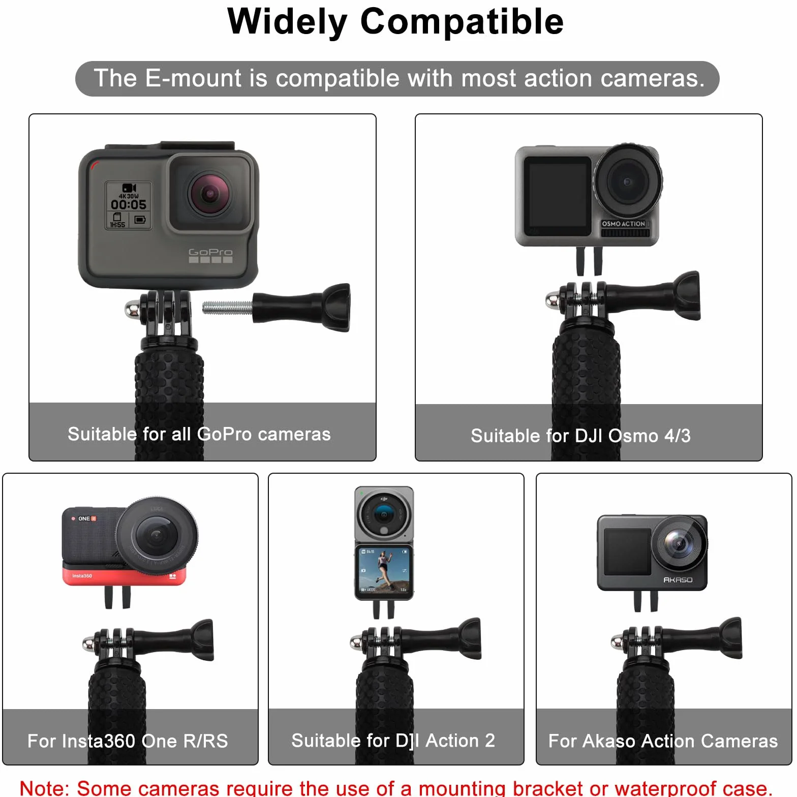 Drążek teleskopowy, kijek do selfie do kamery Gopro, Selfie Stick Action Cam, 19 drążków przedłużających, statyw jednonożny do GoPro Hero 12/11/10/9/8/7 DJI Osmo Action Black SJCAM Xiaomi