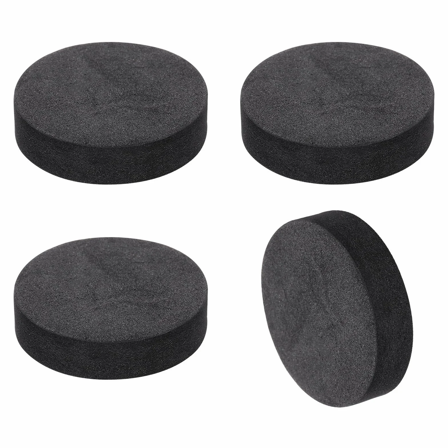 QUARKZMAN 4 szt. podkładek izolacyjnych do głośników 40 mm x 10 mm antypoślizgowe piankowe podstawa amortyzująca