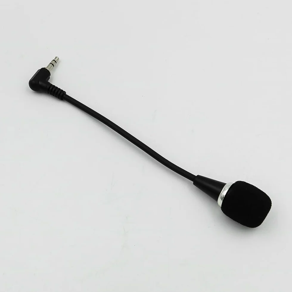 Alnicov Mini Mikrofon 3.5mm Złącze Audio Głowica Idealny Mikrofon Kondensatorowy do Komputera Laptop Notebook Tablet PC Skype
