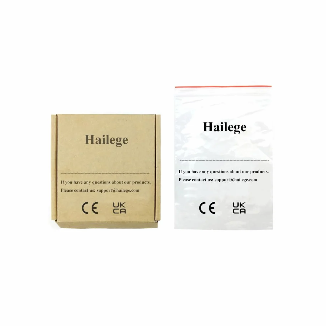 Hailege 2 szt. CP2102 USB 2.0 na TTL UART moduł konwertera szeregowego 5-pinowy STC PRGMR z przewodem Dupont
