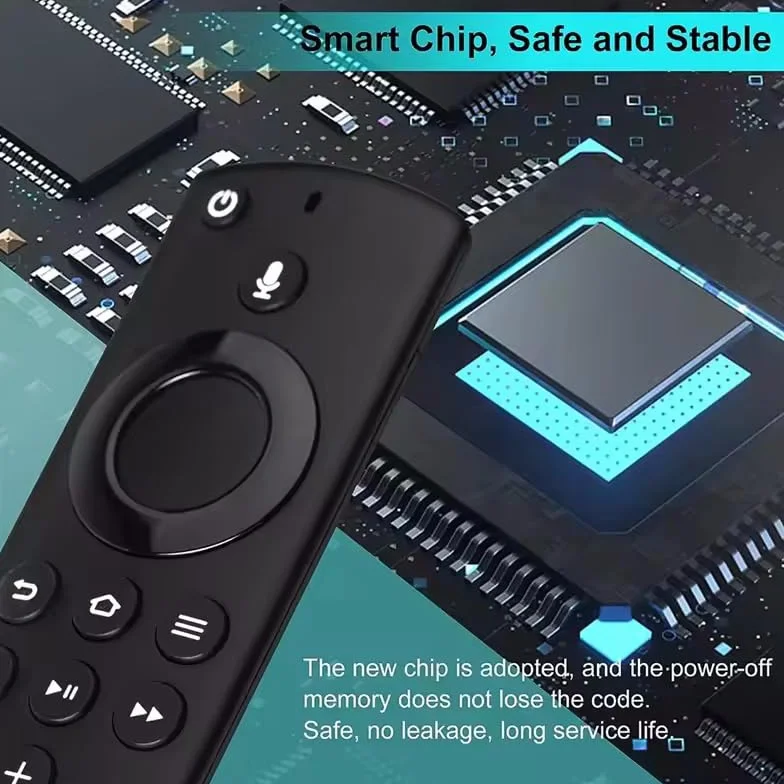 Zapasowy pilot głosowy (2 generacji) pasuje do AMZ F-ire TV Stick (2nd Gen, 3rd Gen, 4K, 4K Max, Lite, HD), do AMZ F-ire TV Cube (2nd Gen, 3 generacji)