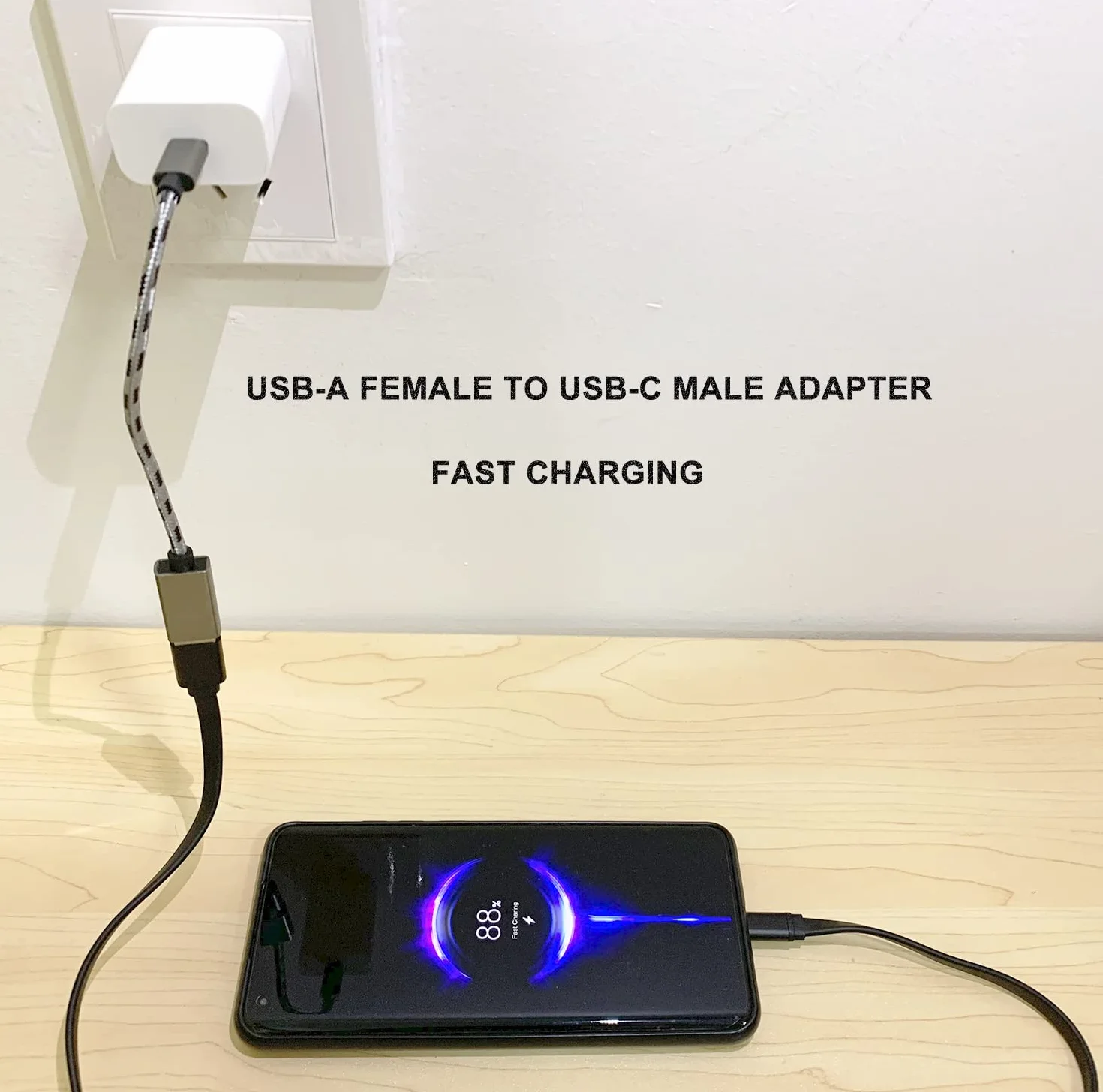 Adapter USB C na USB (4 Sztuki), USB-C męski na USB-A żeński, Adapter OTG Kompatybilny z MacBook, iPhone 17/16/15, iPad, Samsung Galaxy S25 S24 S23 A56 A36 A16 A15, Smartfon, Tablet, Laptop (Szary)