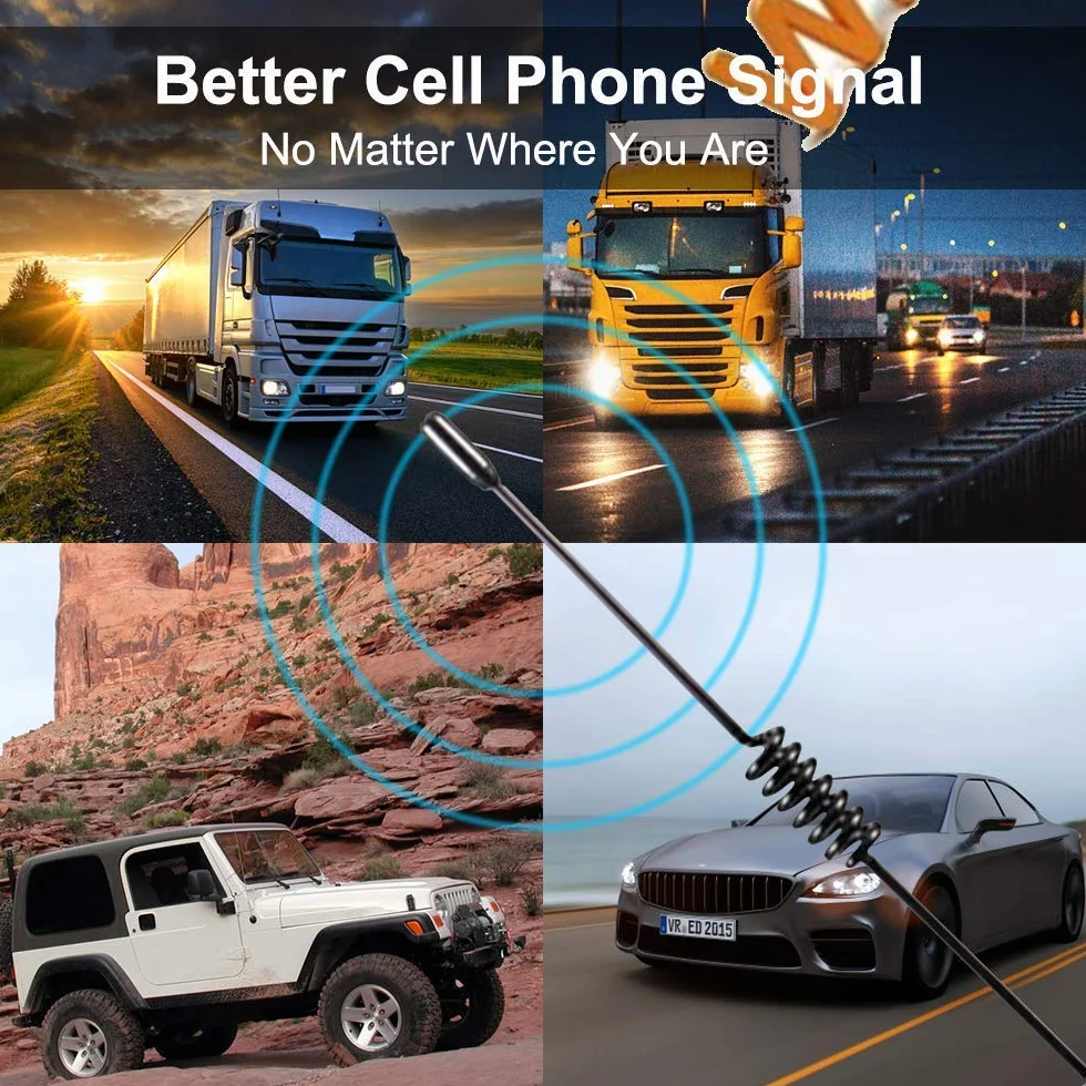 DollaTek 2 szt. 433 MHz Unity Gain Omni, antena 5,5 cala z podstaw? magnetyczn? i m?skim z??czem SMA Impedancja 50 omów - 5DBI