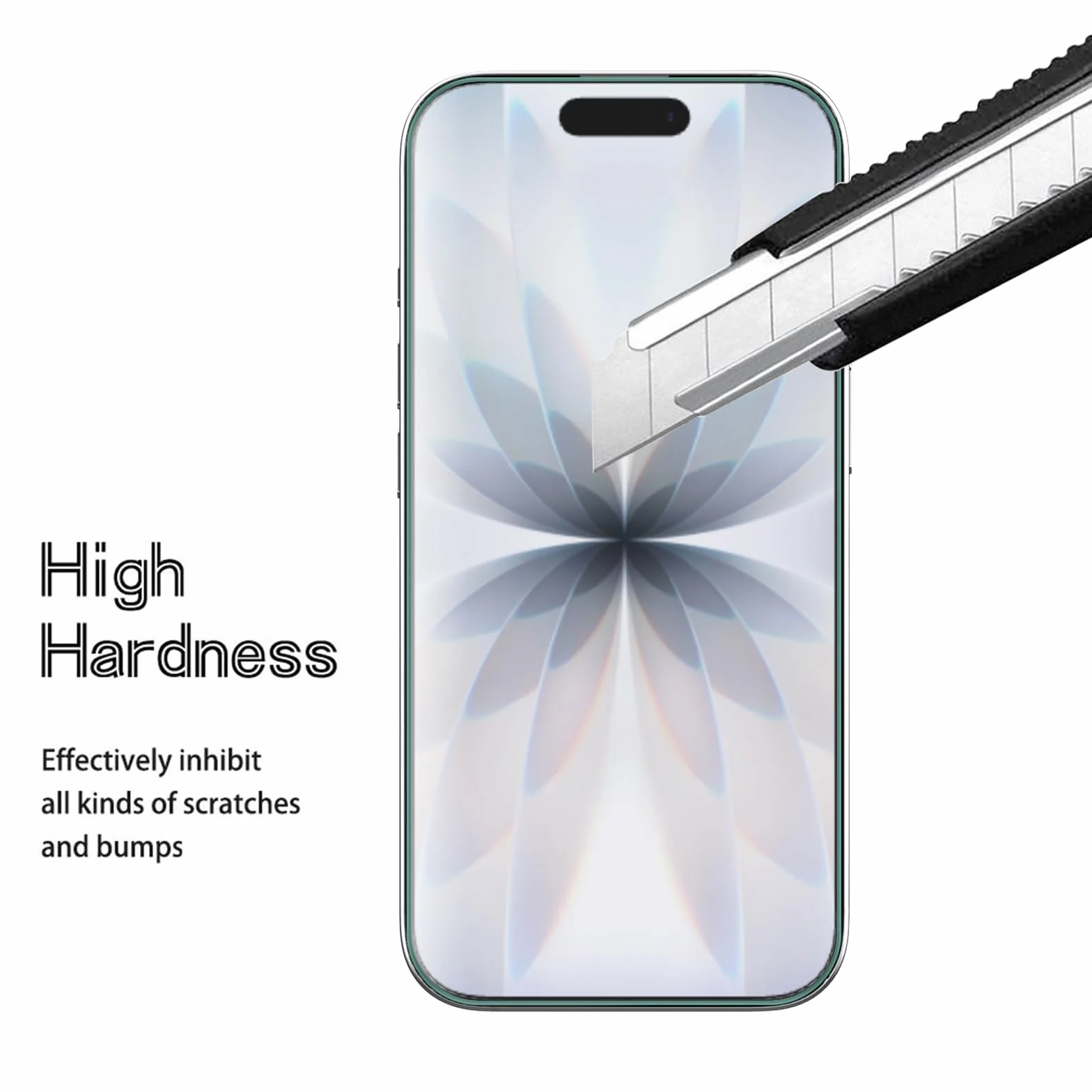 AOKUMA Folia ochronna do iPhone 17/17 Pro, szkło pancerne, 2 sztuki, szkło kompatybilne z iPhone 17/17 Pro, folia szklana premium o twardości 9H, odporna na zarysowania, odpryski, olej, pęcherzyki
