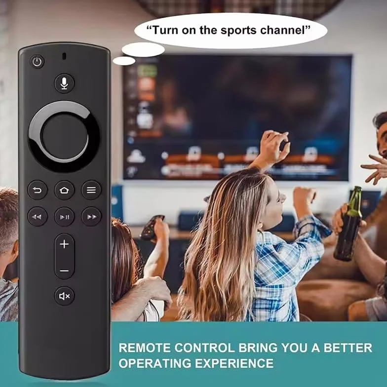 Zapasowy pilot głosowy (2 generacji) pasuje do AMZ F-ire TV Stick (2nd Gen, 3rd Gen, 4K, 4K Max, Lite, HD), do AMZ F-ire TV Cube (2nd Gen, 3 generacji)