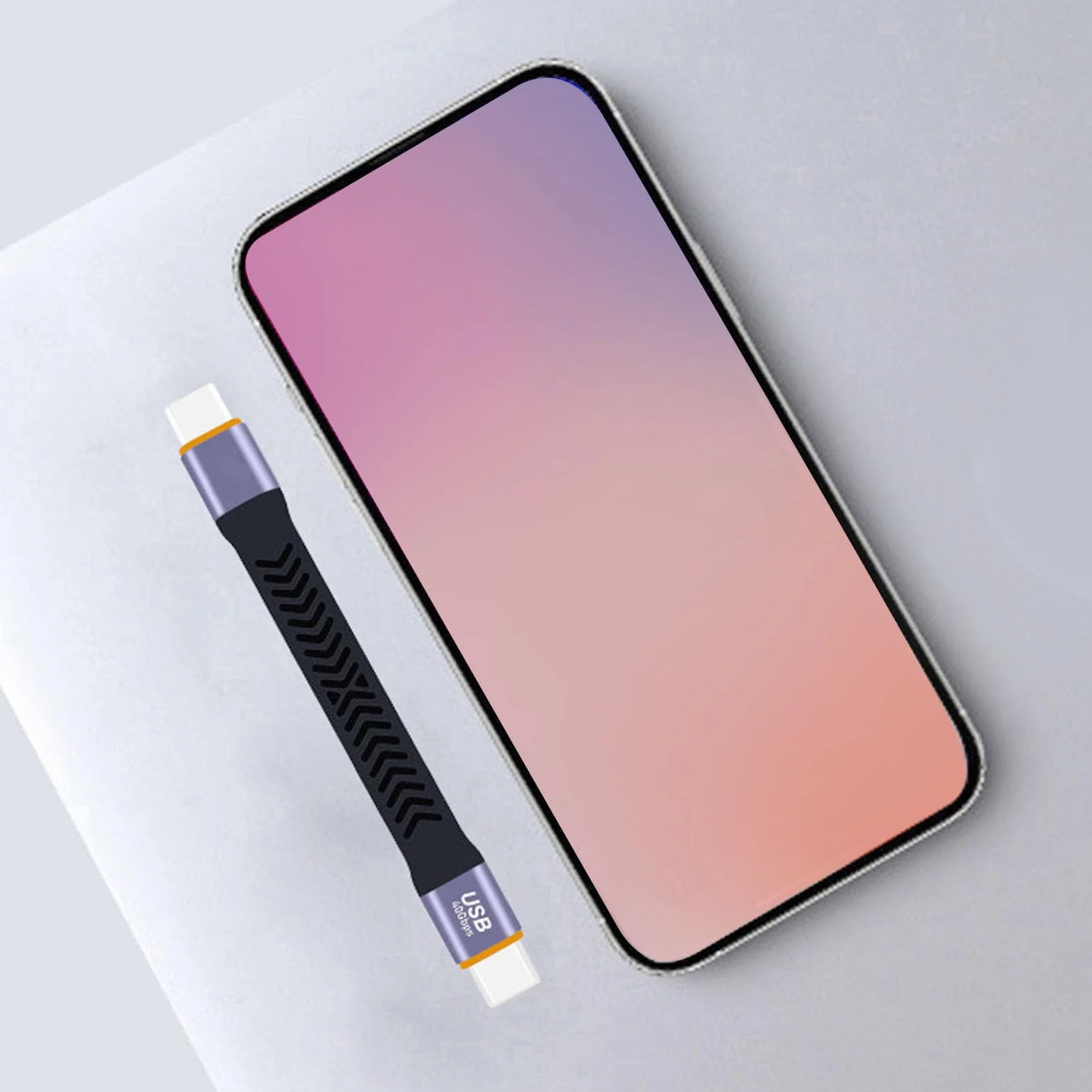 Kabel USB C do USB C, Kabel do Przesyłania Danych 40 Gb/s Typu C do Laptopa, Kabel USB3.0 i USB2.0 do Przesyłania Danych Usbc do Usbc, Kabel USB 3.2 Gen 2 Typu C do Laptopa