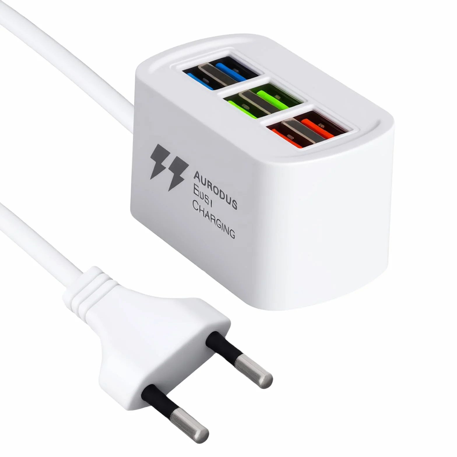 HENGBIRD 6-portowa ładowarka USB, wielokrotna jako kompaktowa listwa zasilająca z USB, wtyczka USB do wielokrotnego ładowania wielu urządzeń jednocześnie, idealna do domu i biura