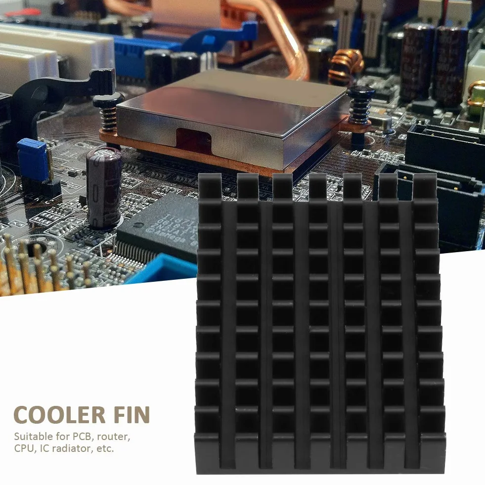 FTVOGUE 5 sztuk P40 x 8 x 30-B aluminiowe żebra radiatorowe radiator moduł radiatora do CPU elektroniczna płytka obwodu drukowanego chip 40 x 8 x 30 mm
