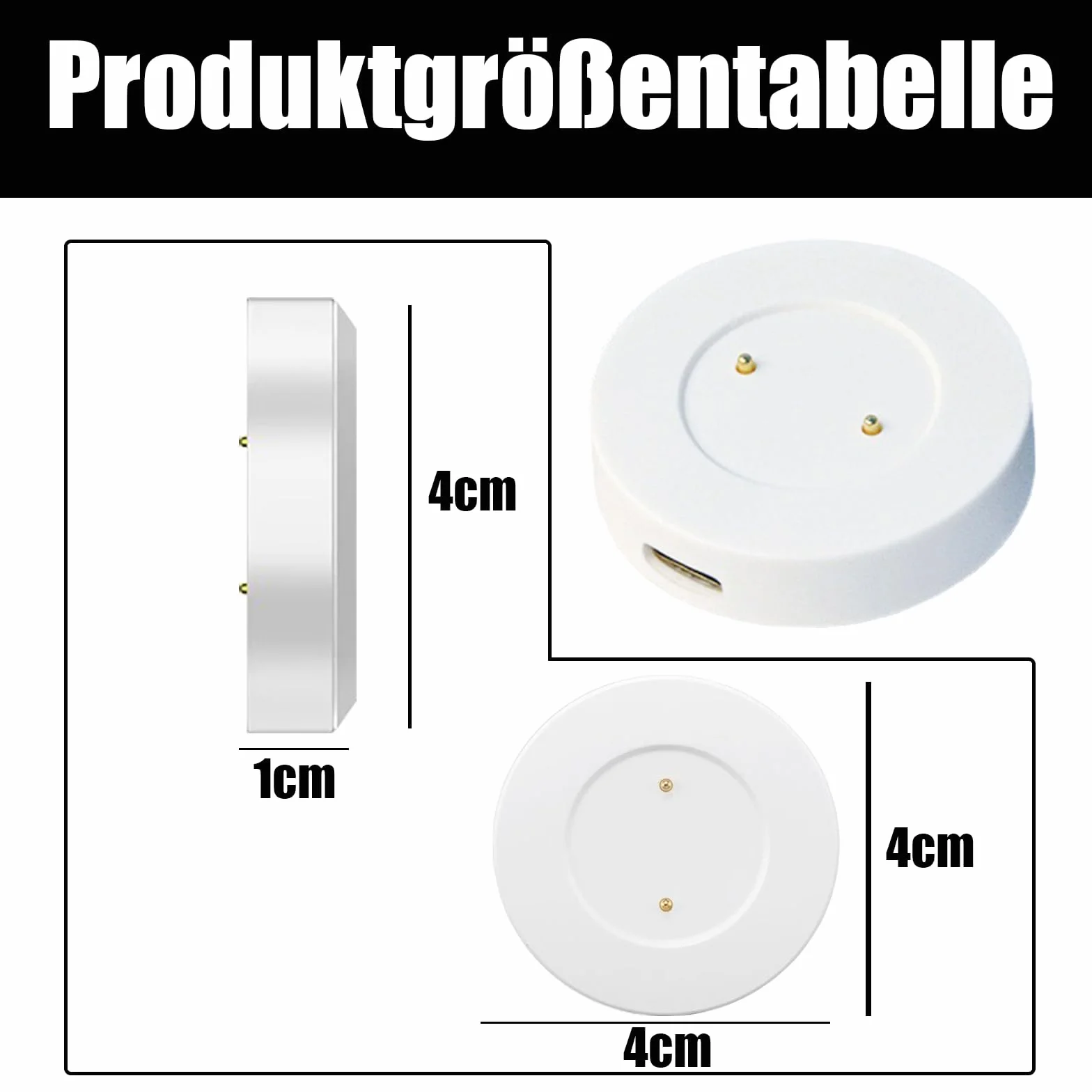 Powice Bezprzewodowa ładowarka do Huawei Watch, indukcyjna stacja ładująca 5 W, stacja ładująca do Huawei, bezprzewodowa ładowarka do HuaweiGT2/GTSports/Vitality/Fashion/GT2E/ECG/Dream/HonorMagic2
